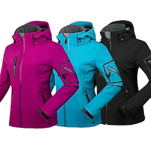 Women's Puffer Jacket with Hoodie Jacket Hiking Down Jacket Winter