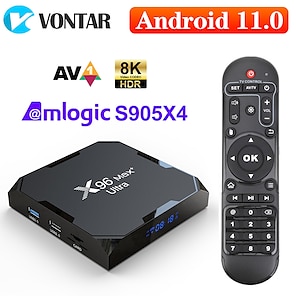Android 11.0 TV Box, Smart Box 4GB RAM 32GB ROM RK3318 Quad-Core 64bit  Cortex-A53 Soporte 2.4GHz/ 5GHz WiFi 4K UHD BT4.0 : : Electrónica