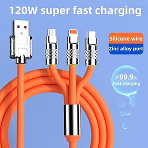 RAMPOW USB C Cable 3.3ft - QC 3.0 Fast Charge & USB 3.0 Data Sync - Braided  USB