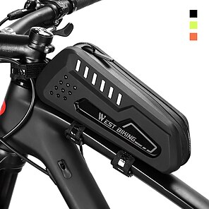 baratos -WEST BIKING® 1.5 L Bolsa para Quadro de Bicicleta Portátil Durável Fácil de Instalar Bolsa de Bicicleta TPU Bolsa de Bicicleta Bolsa de Ciclismo Ciclismo Triatlo