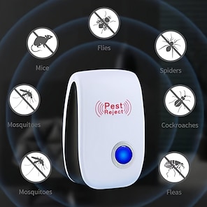 1-6pcs Ultrasonic Electronic Plug In Pest Repeller Controler Rat