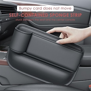 Napa Leather Memory Foam Car Armrest Box Booster Cushion Universal