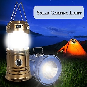 Portable LED Camping Lantern Lightweight Waterproof USB Rechargeable LED  Flashlight for Indoor Outdoor Home Emergency Light Power Outages Hiking  Fishing Hurricane, 3 Colors, Dimmable, with Hanging Cord,1Pc