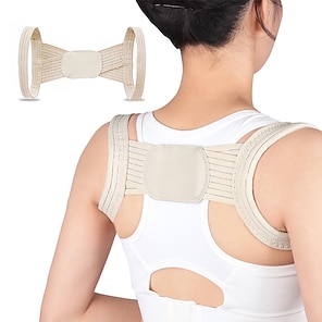 cheap -1PC Posture Corrector for Women and Men Adjustable Upper Back Brace for Posture Hunchback Support and Providing Pain Relief from Neck Shoulder and Upper Back