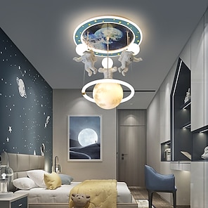 Modern Cartoon Cloud LED Ceiling Light Kids Bedroom Playroom Chandelier Lamp