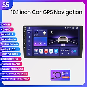 Universal CarPlay/Android Auto Autoradio Android FM/AM Radio Navegación del  coche Estéreo Pad Reproductor Multimedia GPS 10.1 IPS Pantalla Pantalla