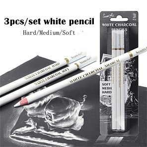 Carpenter Pencil Set with Refill Solid Construction Pencil Deep