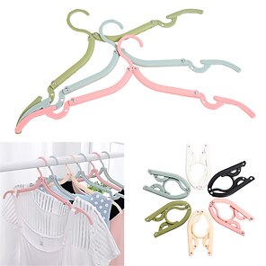 1pc Multifunctional Rotatable Clothes Hanger, Non-Slip Triangle 9