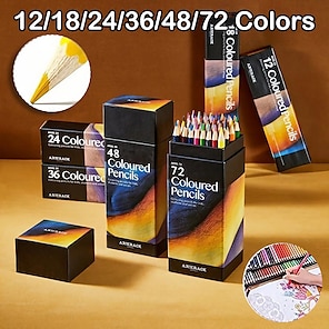 7inch 3.0mm Lead 24colors Student Kids Drawing Pencils Soft Core