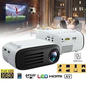 Yt500 Mini proyector Smart TV Wifi Cine en casa portátil Sincronización de  batería Teléfono Beamer Proyectores LED Comptiable con películas 4k