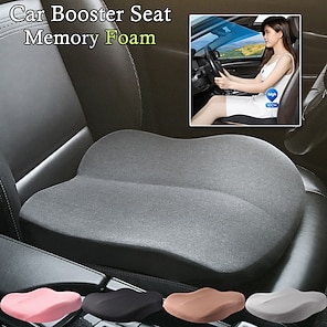 Memory Cotton Booster Pad For Car Armrest Box Universal Ice Silk Leather