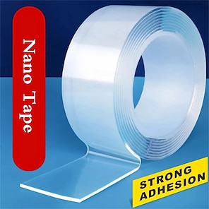 16.5ft Hook Loop Self Adhesive Fastener Tape Heavy Duty Double Sided Sticky  Tape