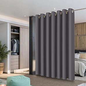 Punch Free Velcro Blackout Curtain for Living Room Bedroom Window