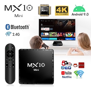  Android 11.0 OS Smart TV Box with Netflix and Google Certified  Support Ultra 4K HDR Dual Band Wi-Fi BT 5.0 with Amlogic S905Y4 2GB RAM  16GB ROM Support Dolby Audio, Chromcast