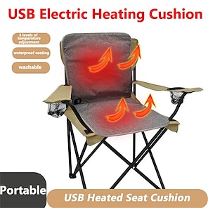 Portable USB Powered Outdoor Chair Car Electric Heated Seat Cushions Buy  Outdoor Cushion Heat Cushion Seat - China Universal Car Seat Cushion, Car  Cushion Cover