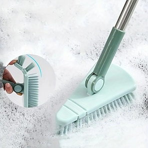 1pc Bathroom Multifunctional Floor Brush With Hard Bristle For Tile Seam  Cleaning