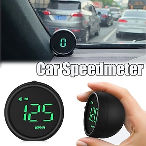  Pantalla universal HUD para coche, velocímetros GPS digitales  C60S con alerta de velocidad MPH fatiga alarma de conducción pantalla LED  de 3.0 pulgadas, para todos los coches : Electrónica