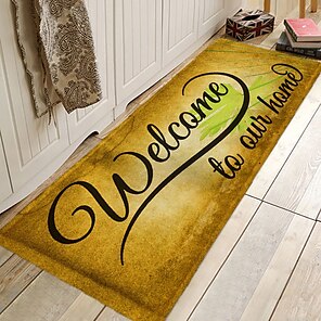 Half Round Door Mat Bohemian Carpet Non-Slip Entryway Rug Indoor&Outdoor  Floor Mat Resist Dirt Welcome Mat Mandala Entrance Mat