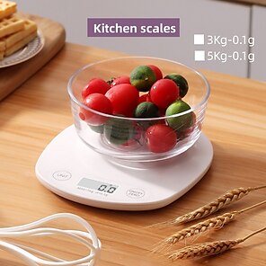 Mini Pocket Scale, 1kg x 0.01g Accuracy, Gram Scale Small Digital Kitchen  Scale for Baking, Jewelry, Herbs, Seasoning,Tare Function, 2 Trays Included