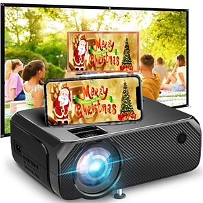 Salange HY300 Smart Projector Android 11.0 MINI Portable 5G WIFI Home  Cinema 720P for SAMSUNG Apple Outdoor 1080P 4K Movie HDMI