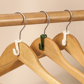 Clothes Hanger Connector Hooks, S Shaped Hanger Hooks Connector, Space  Saving Closet Hanger Extender Hooks, Heavy Duty Reusable Coat Hanger  Connector For Wardrobe Closet Home, Durable Coat Hanger Connector,  Household Hanger Connector