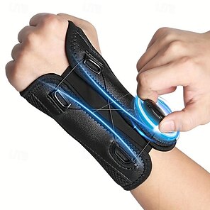 cheap -Adjustable Knob Wrist Brace For Carpal Tunnel Night Support, Wrist Support Brace With Metal Splint - Hand Brace For Injuries, Sprains