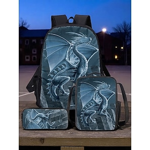 BOENLE Sea Turtle Backpack - Water-Resistant Lightweight Bookbag With Reflective Strips, Large Capacity Multicolor Bag - View #5
