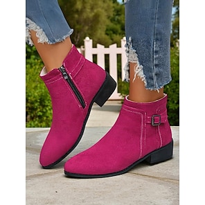 【COLOR iN ID】Code basic suede boots Suede Boots Women- Online Shopping for Suede Boots Women