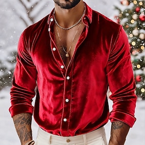 Générique Chemise De Noël Homme, Chemise à Manches Longues