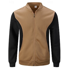 Giacca Softshell Uomo Elegante Calda Per Trekking E Casual Generico Giacca Pelle Uomo Invernale Giubbotto Moto Impermeabile Giacca Antivento - 3