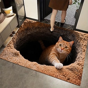 3D Vloerkleden Optische Illusie - Wasbaar Tapijt,3D Gat 3D Vloerkleden Optische Illusie - Wasbaar Tapijt,3D Gat