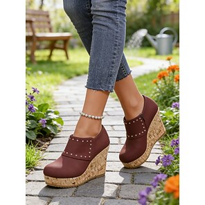 Escarpins à Talon Compensé 5 Cm - Chaussures Femme élégantes Pour Bureau, Sortie Ou Soirée - 10