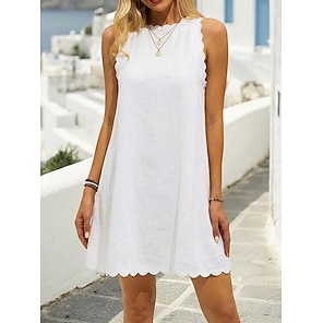 chinese dress ladies Linen Maxi Dress with Pockets