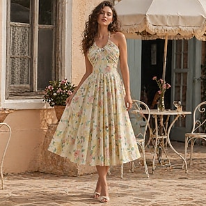 slim fit dress slacks Anna lace- 1950s vintage dress with pleat at back  heartmycloset