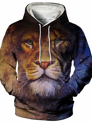 male lions moletom com capuz