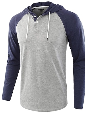 ESKNAS Mens Hooded Sweatshirt Letter Printed Pullover Long Sleeve Unisex Hoodies Warmer Sweatshirts 