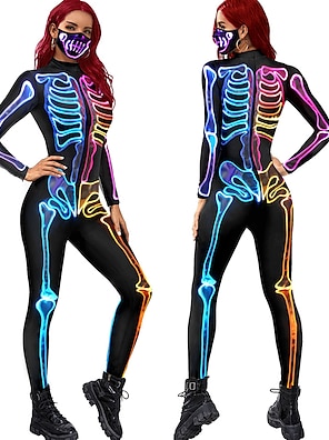 Zentai Suit Halloween Bodysuit Adults Men Women Props Funny Muscle 3d Print  Jumpsuit Cosplay Costume Unisex Muscle Suit Dress Up