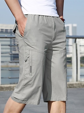 Men's Cargo Pants Cargo Trousers Baggy Pocket Drawstring Elastic