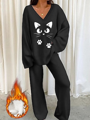 Pajamas Sets For Women Cats- Online Shopping for Pajamas Sets For Women  Cats - Retail Pajamas Sets For Women Cats from LightInTheBox