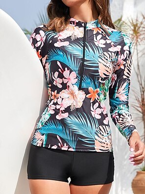 WIILIT UPF50 Zwemshorts voor dames, hoge taille