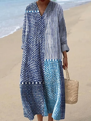 long dresses casual summer Summer Dresses for Women Flowy Casual Midi Dress Beach Vacation Sundre –  Divahotcouture