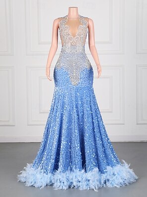 green emerald velvet dress Nox Anabel Y1808 Long Formal Beaded Prom Evening Dress main image 1
