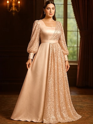 light in the box plus size formal dresses Ever-Pretty Plus Size Short Sleeve Pleated A-Line Maxi Formal Evening Dress main image 0