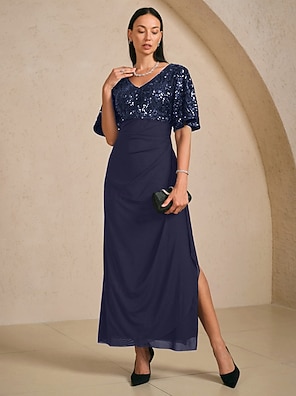 empire waist dress petite NY Collection Surplice Maxi Dress main image 1