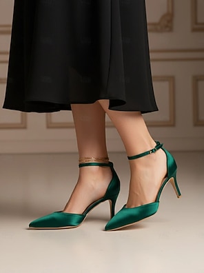 heels for emerald green dress Emerald Green Dress – breydisboutique main image 1