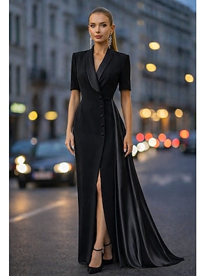 women's tuxedo dress formal gown Roma Tuxedo Dress