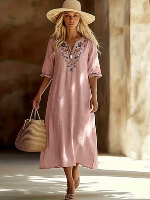 Linen Dresses Women- Online Shopping for Linen Dresses Women - Retail Linen  Dresses Women from LightInTheBox
