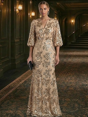 light in the box champagne dresses Light in the Box, Champagne Size 10-12 Below Knee Elegant Sheer Front Dress  NWT