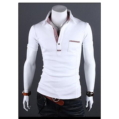 LiLuoKe Men's Casual Stand Collar Slim Shorts(S392White) 1243827 2023 ...