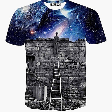 Galaxie T Shirts Debardeurs Homme Recherche Lightinthebox